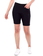 Shop Up! Shorts Pull On Style 67228 | Black / Navy / White - Up Pants