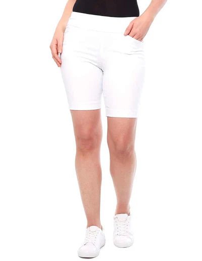 Shop Up! Shorts Pull On Style 67228 | Black / Navy / White - Up Pants