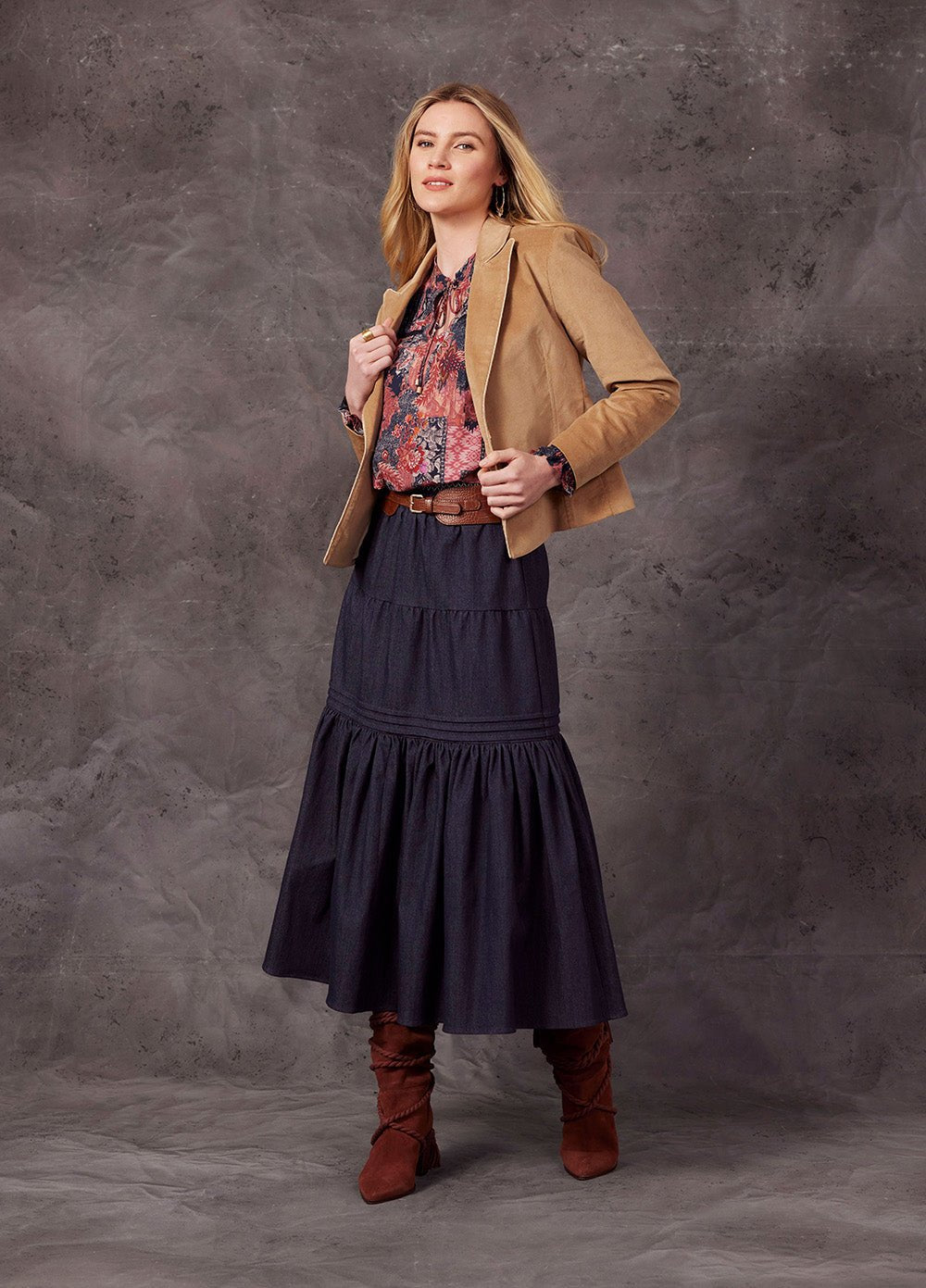 Shop Ursula Skirt | Indigo - Loobies Story