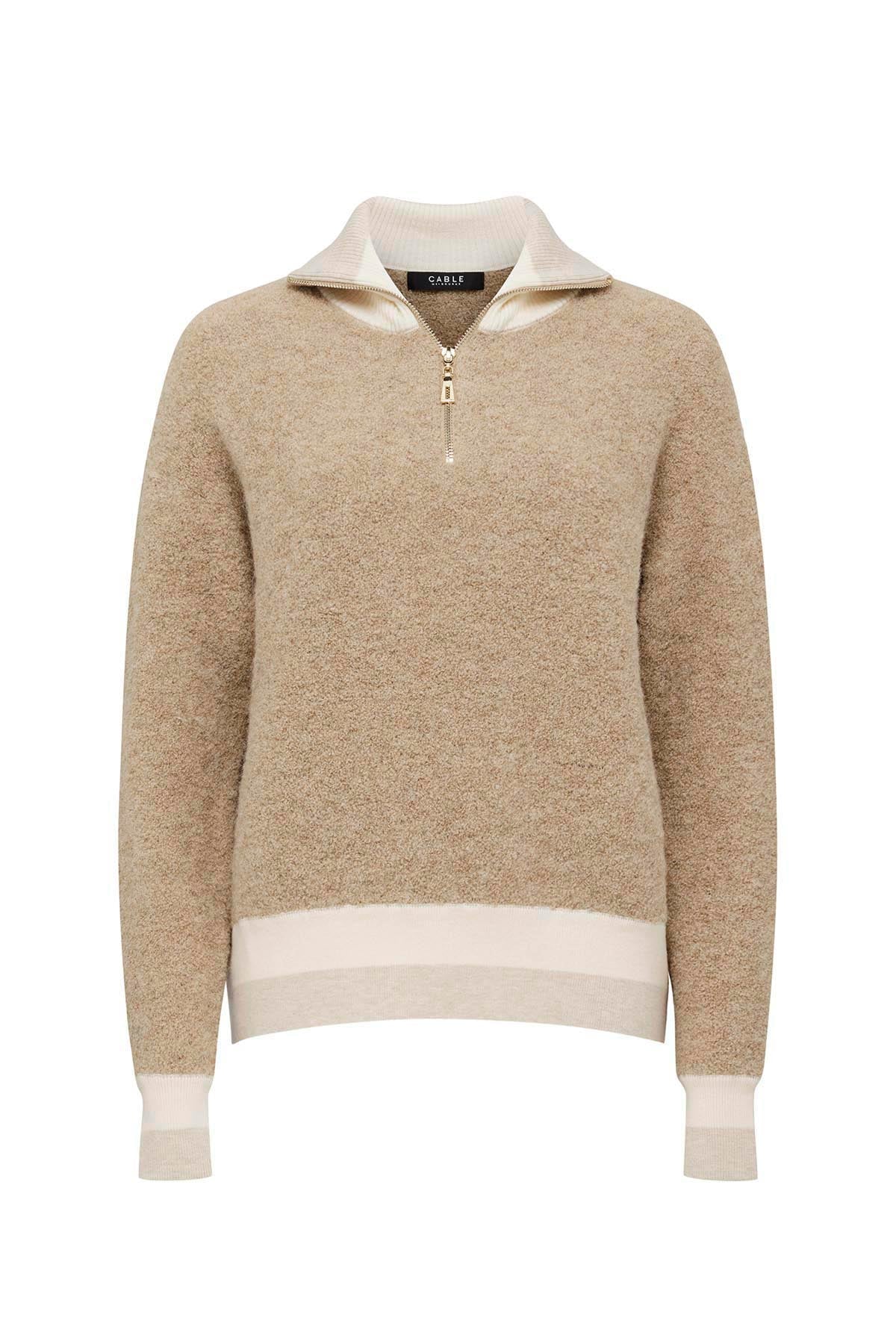 Shop Vera Half Zip Jumper by Cable Melbourne - Cable Melbourne