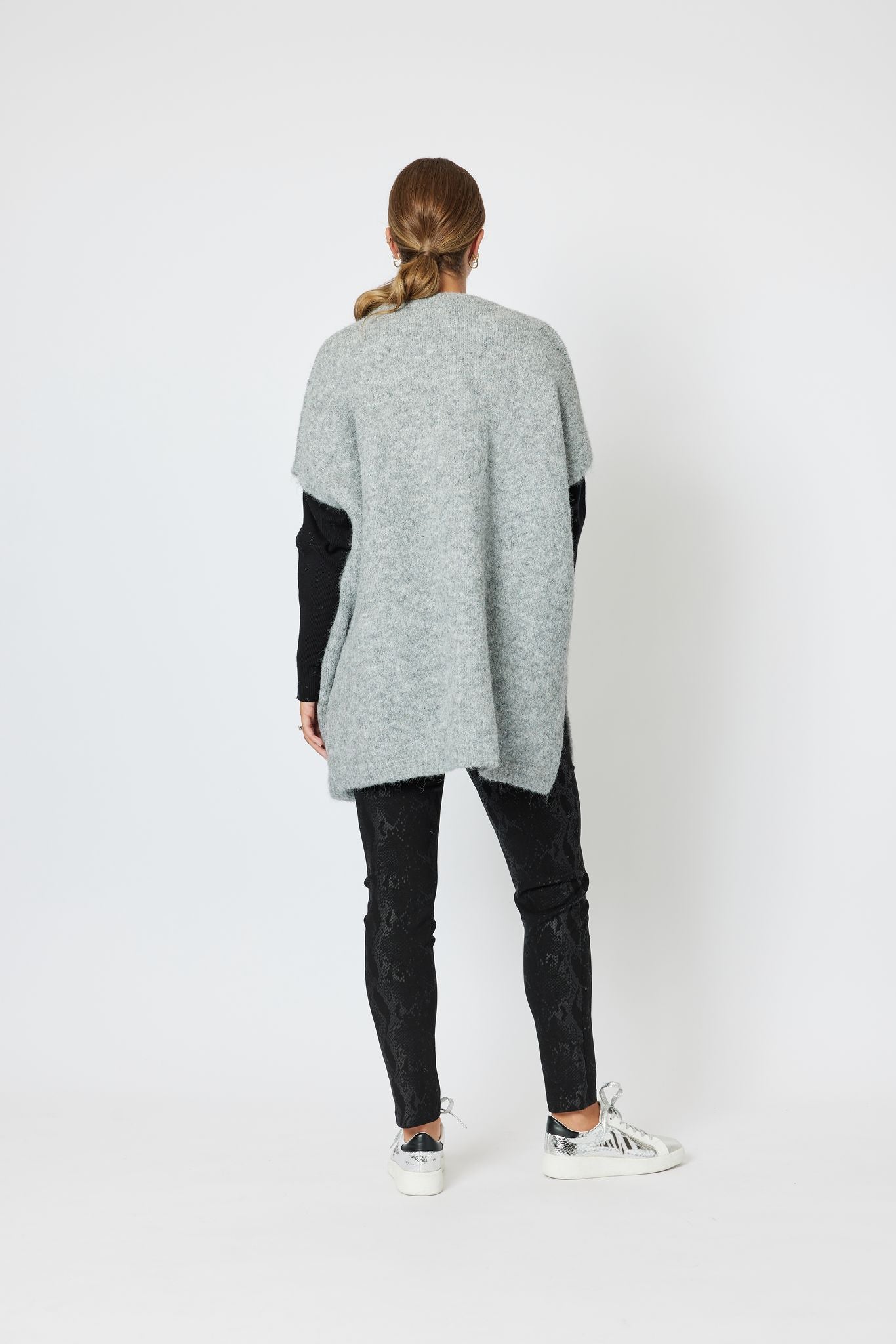 Shop Verona Zip Through Vest | Silver Marle - Hammock & Vine