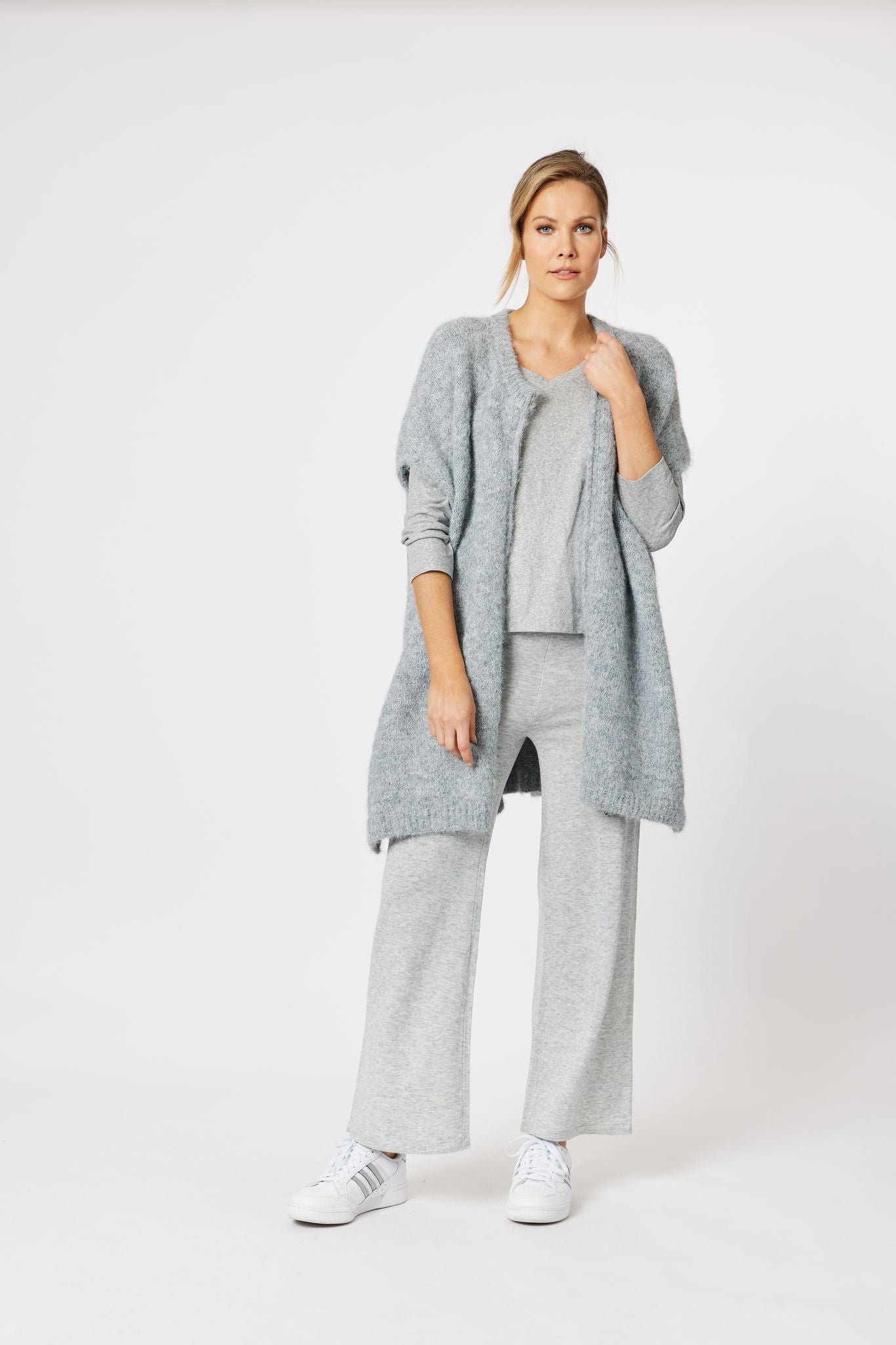 Shop Verona Zip Through Vest | Silver Marle - Hammock & Vine