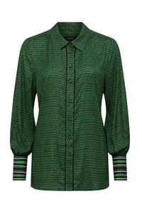 Shop Vienna Shirt | Green Print - Cable Melbourne