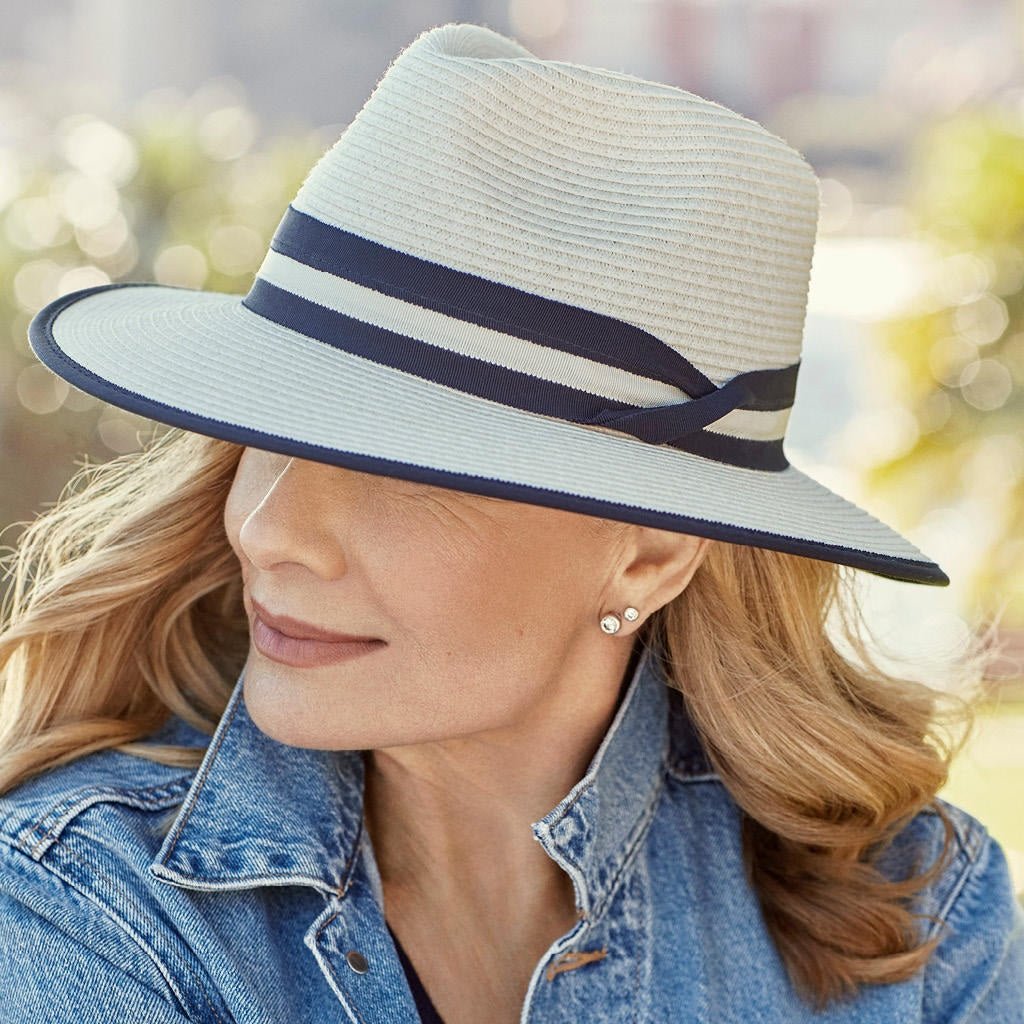 Shop Windsor Flexibraid Fedora in Ivory White - Canopy Bay