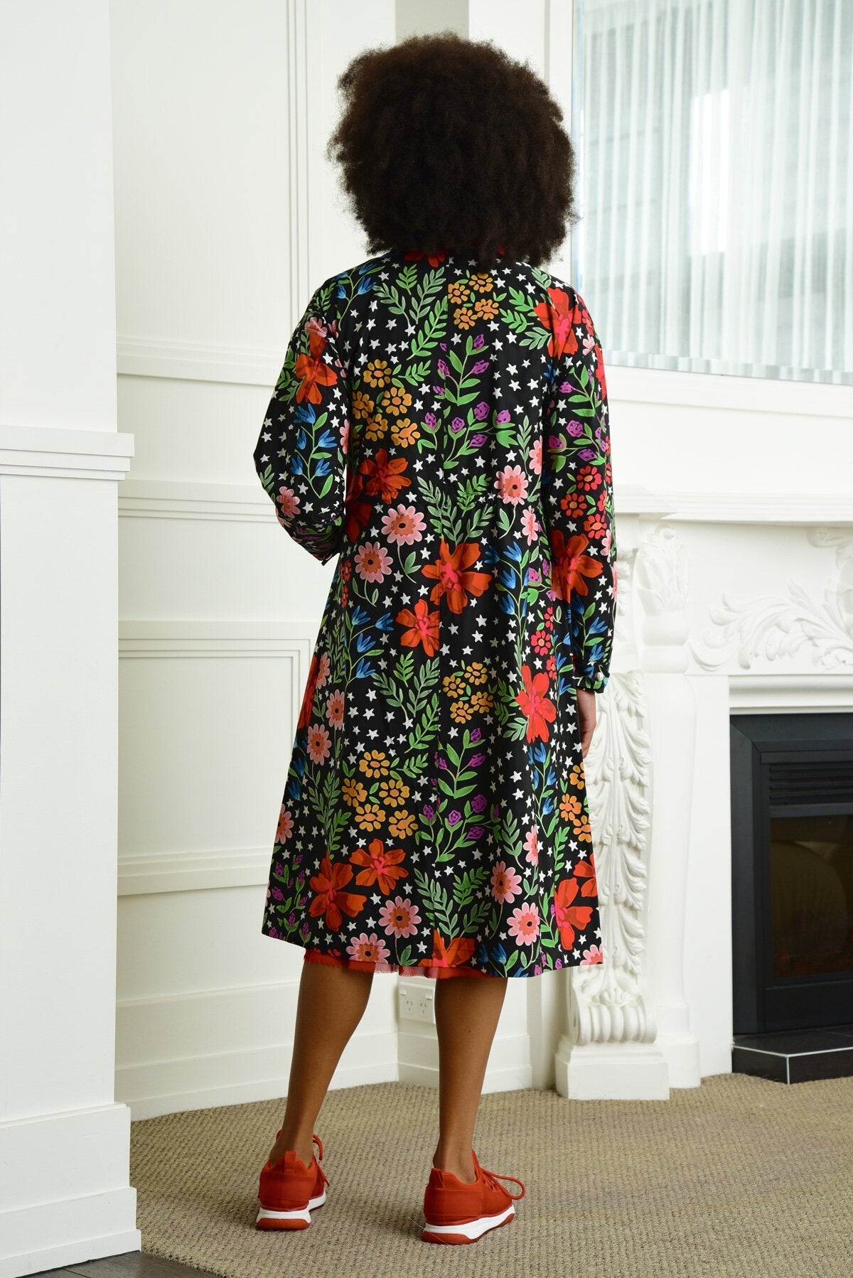 Shop You Can't Parker Here Coat | Flowers - Trelise Cooper