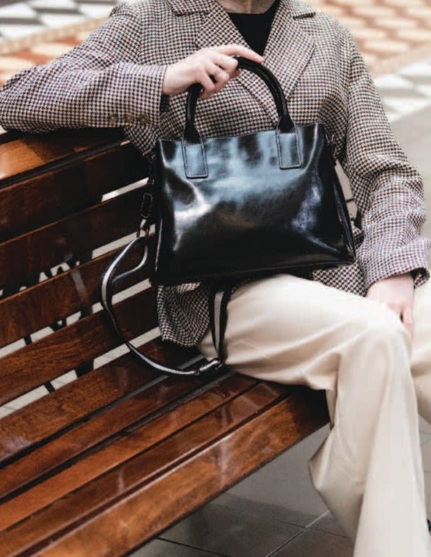 Shop Zen Leather Handbag - Zeneeba